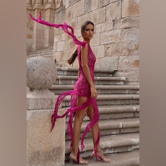 Zara lace all over cover up dress - Picture 2 of 6